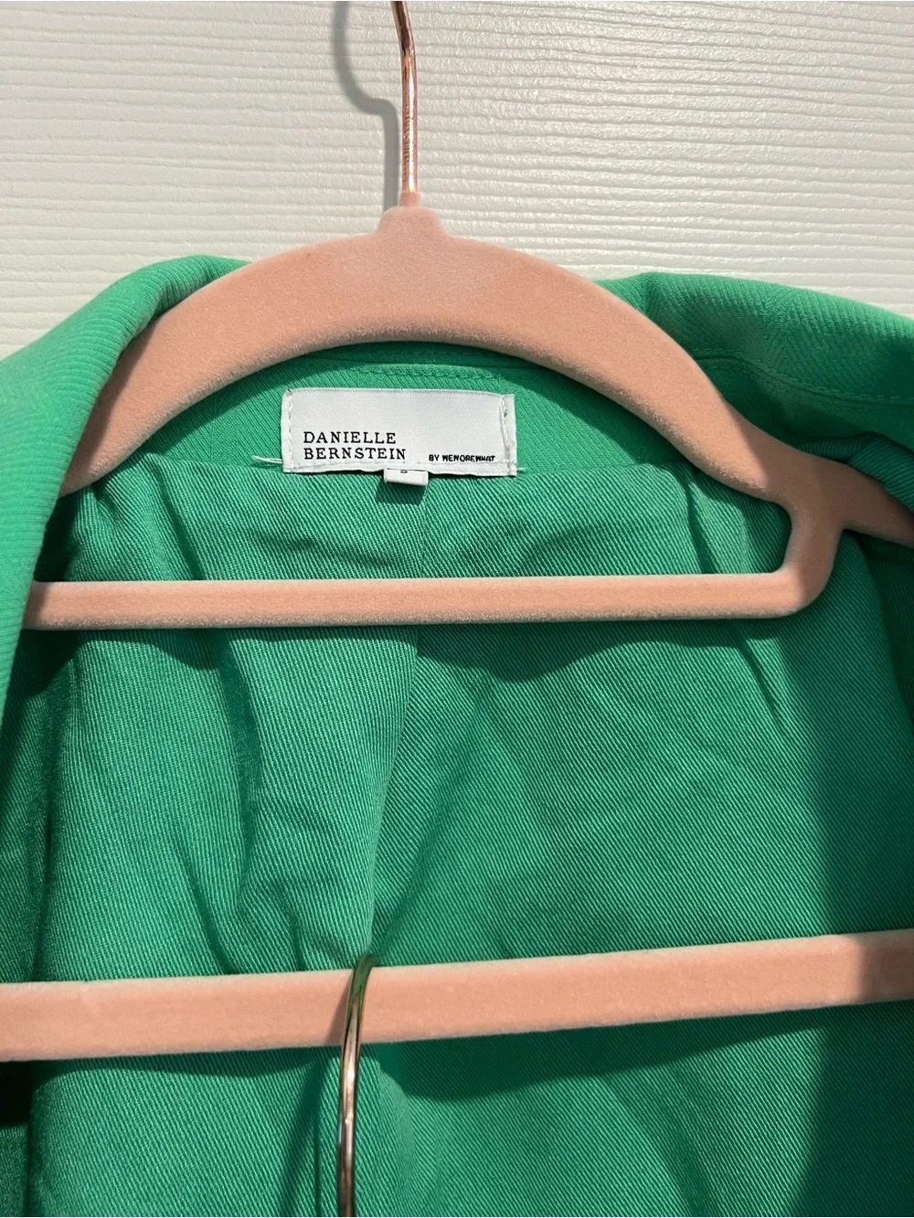 Terno High-Waist Green Women's Shorts and crop top style blazer